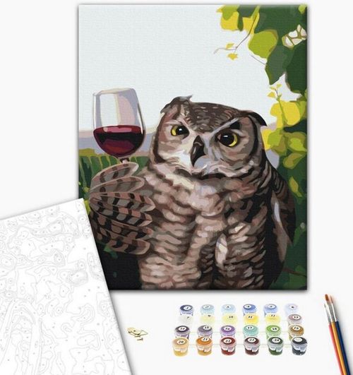 купить Картина по номерам BrushMe BS53501FC 40x50 сm (fără cutie) Cunoscătorul в Кишинёве 