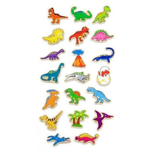 Set figurine magnetice “Dinozauri” 20 buc. VIGA 