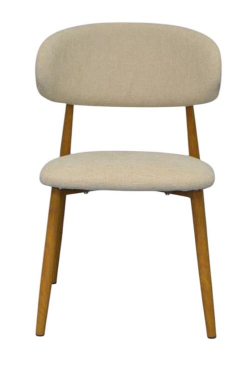 купить Стул Evelin di Costacurta QT-284Wo, UF885-02 (Light beige) в Кишинёве 