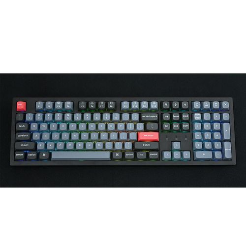 cumpără Tastatura Keychron K10 Pro QMK/VIA Wireless Custom Mechanical Keyboard (K10P-H1) Black, Full Size layout, RGB Backlight, Keychron K pro Mechanical Red Switch, Hot-Swap, Bluetooth, USB Type-C, gamer (tastatura/клавиатура) în Chișinău 