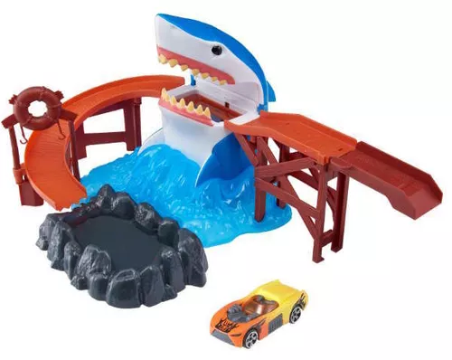 cumpără Mașină HTI 1417316 Set de joacă Pistă cu rechin și mașinuță schimbătoare de culoare în Chișinău 