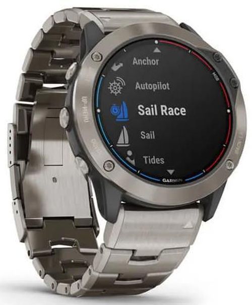 купить Смарт часы Garmin quatix 6X Solar Titatnium (010-02157-31) в Кишинёве 