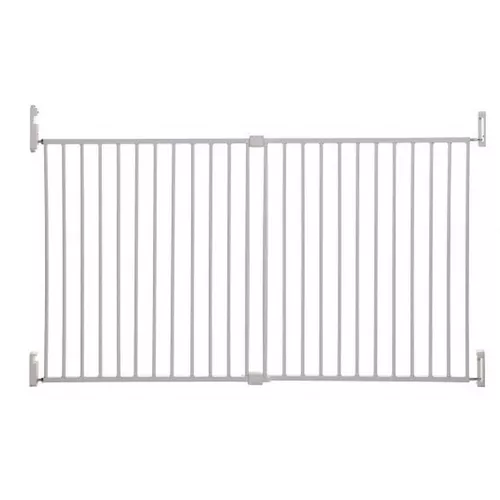 купить Детская безопасность Dreambaby G898 Ворота безопасности 2 секции BROADWAY METAL GRO-GATE XTRA-WIDE белый в Кишинёве 