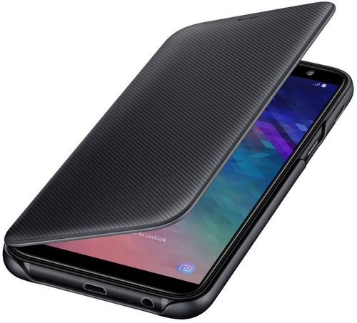 cumpără Husă pentru smartphone Samsung EF-WA600, Galaxy A6, Flip Cover, Black în Chișinău 