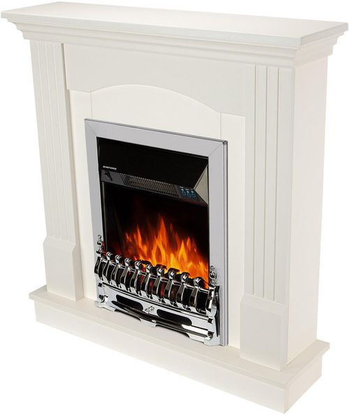 cumpără Șemineu electric ArtFlame Nobira & Galileo silver, 950x920x240mm, Alb în Chișinău 