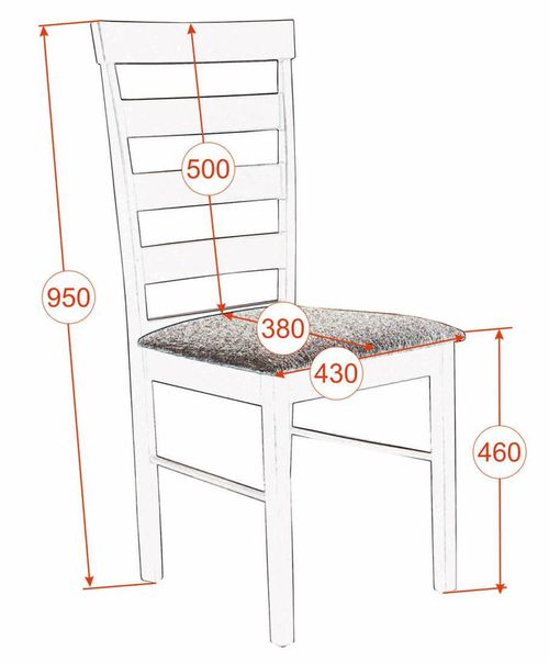 купить Комплект стол и стулья Evelin di Costacurta стол HV-31N Chocolate + 4 стула Gloria Chocolate/Brown в Кишинёве 