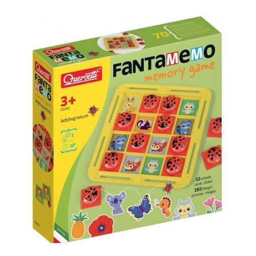 купить Настольная игра Quercetti 1051 Fantamemo Ladybug Nature в Кишинёве 