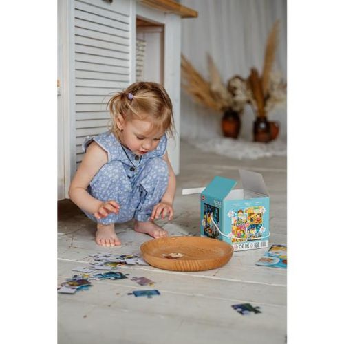 cumpără Puzzle Dodo 300130 Puzzle 4 în 1 Ziua mea, 72 elem. în Chișinău 