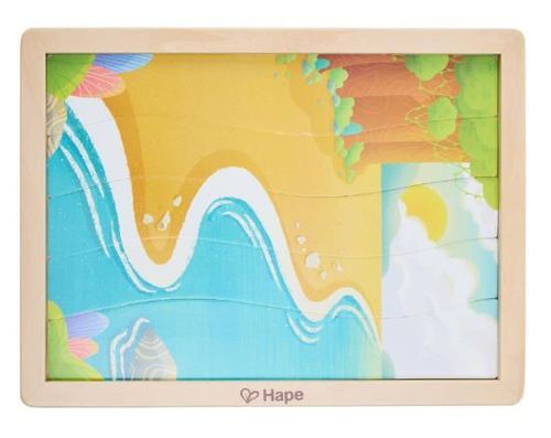 купить Головоломка Hape E1656 Puzzle Regatul Animalelor, 16 piese в Кишинёве 