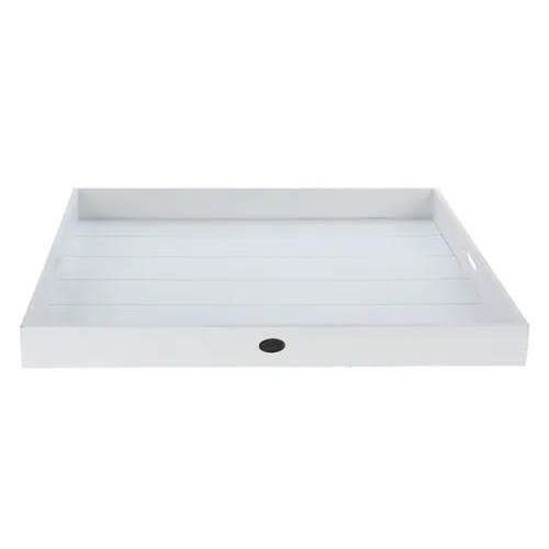 купить Поднос/столик кухонный Excellent Houseware 47739.1 Tava de servire 58X48 cm, alb, din lemn в Кишинёве 