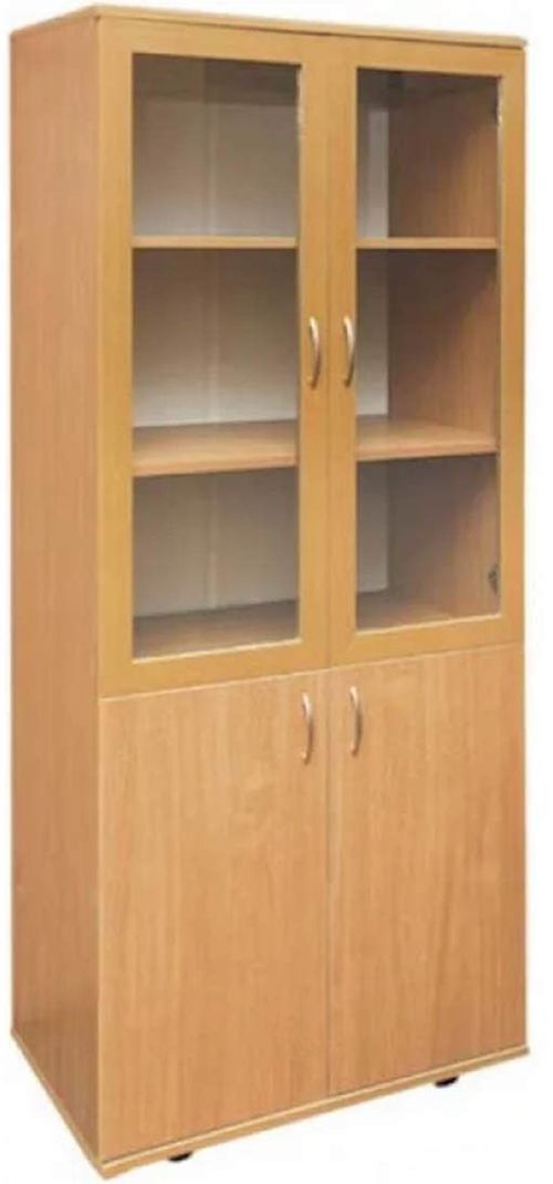 cumpără Dulap de birou Tisam Шкаф книжный со стеклянными дверцами 802х403х1816мм (0641Р) în Chișinău 