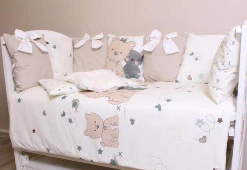 купить Детское постельное белье PernaMea Set lenjerie 8 piese Perne Puppy (PM.101650/4) в Кишинёве 
