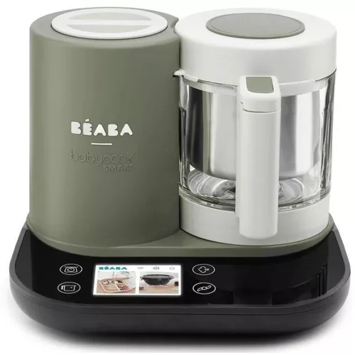 cumpără Aparat de gatit cu abur si blender Beaba B916900 Babycook Smart + Wi-Fi Grey Green în Chișinău 