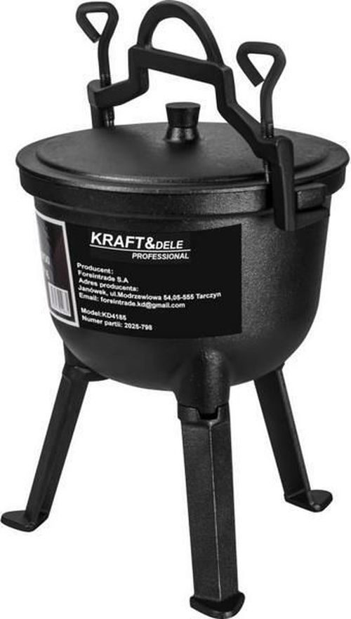 купить Казан Kraft&Dele KD4185 oală din fontă 4L в Кишинёве 