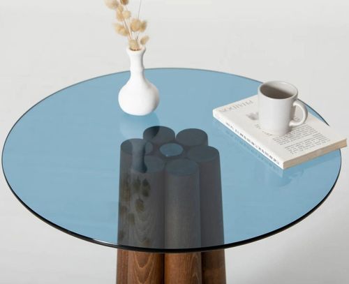 купить Журнальный столик Trendy Nuc Thales, Albastru в Кишинёве 