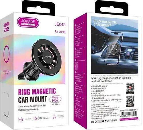 купить Автомобильный держатель Jokade JE042, Black в Кишинёве 