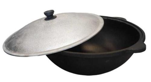 купить Казан Rishtan Ceramic Uzbec WOK 10L cu capac, fonta в Кишинёве 