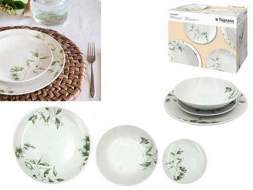 купить Тарелка Tognana 31919 Olimpia Brunico 18ед, фарфор в Кишинёве 