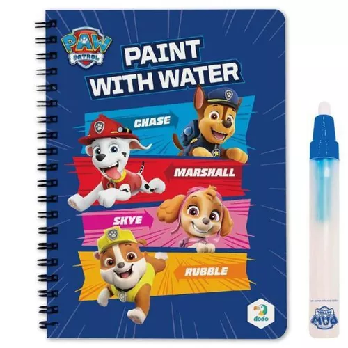 купить Набор для творчества Dodo 200444 Set de colorat cu apă Patrula cățelușilor, 8 pagini в Кишинёве 