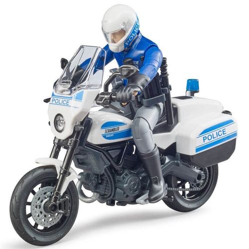 cumpără Mașină Bruder 62731 BD Motocicleta de politie Ducati Scrambler cu ofiter, 45595 în Chișinău 