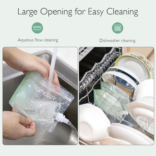 cumpără Container alimentare Momcozy RP001-GW00NB-A Pungi pentru pastrarea mancarii, 100ml, 10buc în Chișinău 