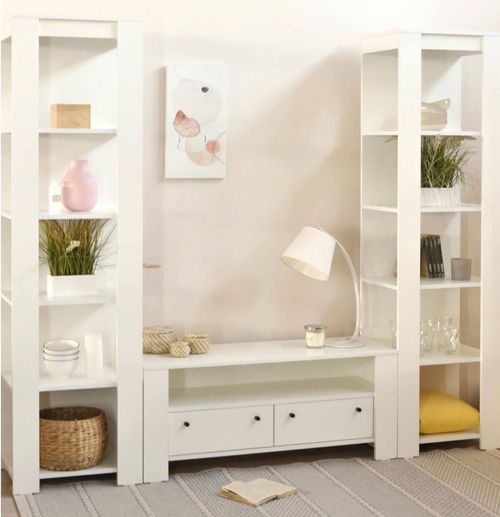 cumpără Raft de birou Fabrik Home Belfort (550x1970x420) Белый ясень în Chișinău 