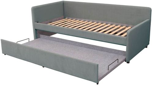 купить Кровать детская Interdepo LEO 90 Right bed, Оливковый зеленый в Кишинёве 