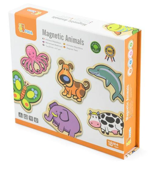 cumpără Jucărie educativă Viga 58923 Magnetic Animals (20pcs) în Chișinău 
