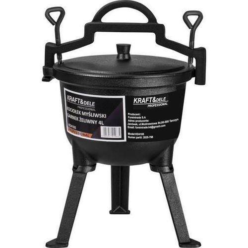 купить Казан Kraft&Dele KD4185 oală din fontă 4L в Кишинёве 