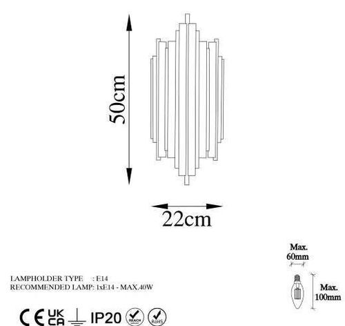 купить Бра Trendy Reis-13340 в Кишинёве 