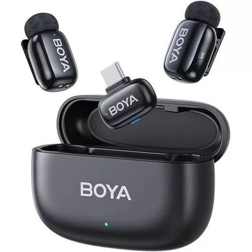 купить Микрофон Boya Mini 14 2.4GHz Wireless Microphone Type-C Connector, Black в Кишинёве 
