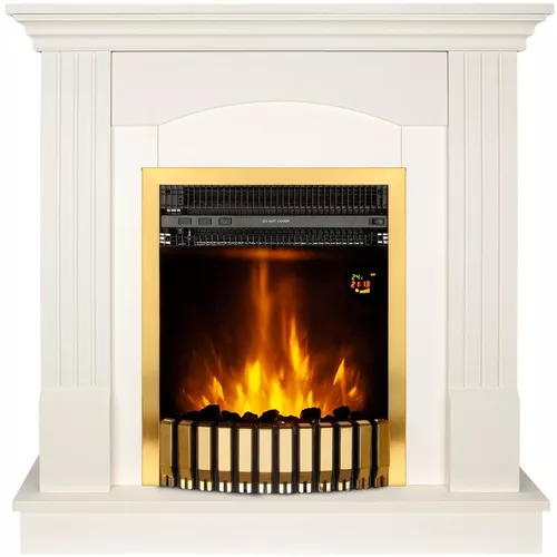 купить Камин электрический ArtFlame Nobira & Gala gold, 950x920x240mm, Vanilie в Кишинёве 
