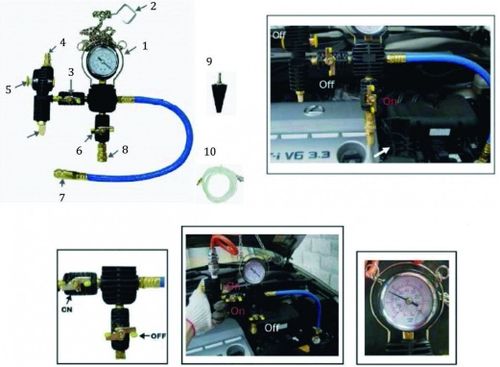 купить Измерительный прибор Spin WT0000932 для диагностики системы охлаждения, 26 предм. Cod.05.019.03 в Кишинёве 