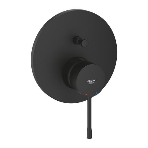 cumpără Baterie de duș Grohe Essence Phantom Dus 2 cai Black 24167KF1 (ingropata) în Chișinău 