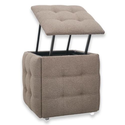 купить Пуф Nex Home Cub Transformer 5 scaune in 1 N52, Maro Teddy в Кишинёве 