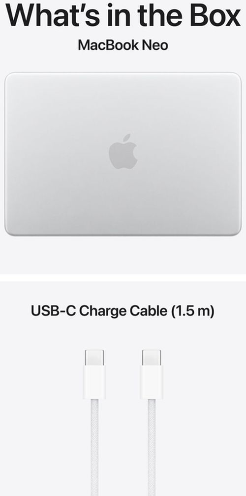 купить Ноутбук Apple MacBook Neo 13" A18 Pro 6c/5g 8/512GB Touch ID Silver MHFC4 в Кишинёве 