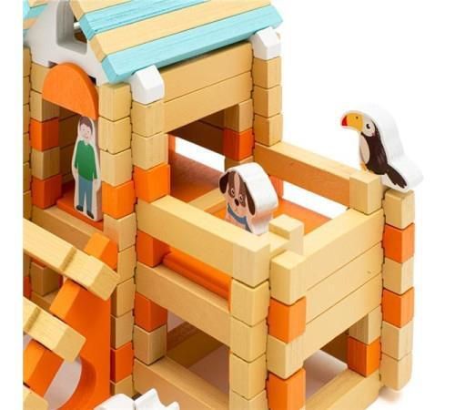 купить Головоломка Baby Mix 57333 Montessori Building Blocks в Кишинёве 