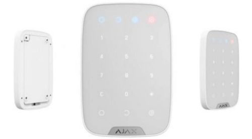 купить Аксессуар для систем безопасности Ajax Keypad Plus (8EU) White (11542) в Кишинёве 