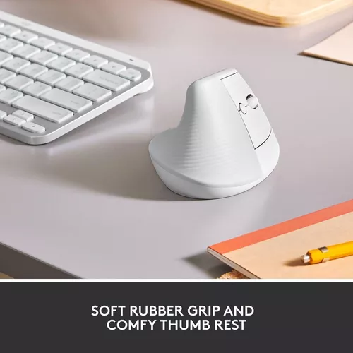 cumpără Mouse Logitech Lift Vertical Ergonomic, White în Chișinău 