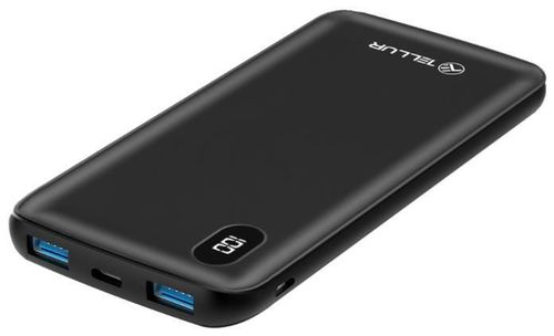 купить Аккумулятор внешний USB (Powerbank) Tellur TLL158231 10000mAh, PD100 Display, Black в Кишинёве 