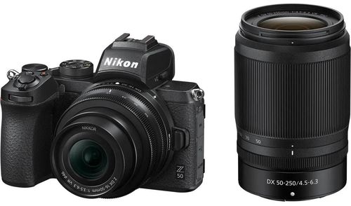 купить Фотоаппарат зеркальный Nikon Z 50 + 16-50mm + 50-250mm Double Kit в Кишинёве 