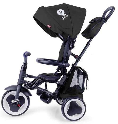 купить Велосипед-коляска Qplay Rito Plus Black в Кишинёве 