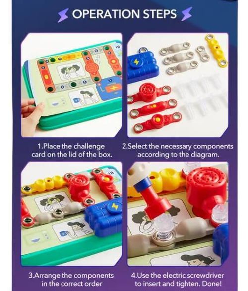 cumpără Set de creație Mideer MD3402 Setul micului inginer-electric Lansarea rachetei în Chișinău 