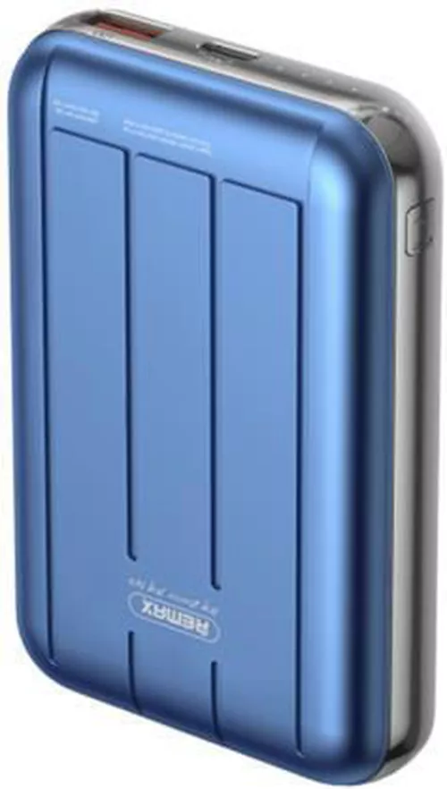 купить Аккумулятор внешний USB (Powerbank) Remax RPP-230 Blue, Magnetic Wireless, 5000mAh в Кишинёве 