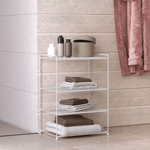 cumpără Raft pentru încălțăminte Teknotel EG206 Raft pantofi 3 niveluri, metal alb în Chișinău 