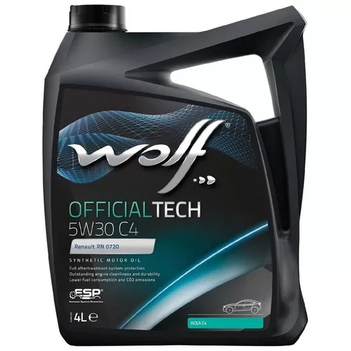 купить Масло Wolf 5W30 OFTECH C4 4L в Кишинёве 