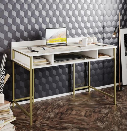 купить Офисный стол Trendy Tumata, AurAlb, 120x75x60cm в Кишинёве 