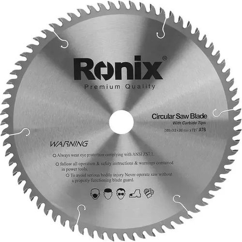 купить Диск отрезной Ronix RH-5114 Pânză circulară lemn ATB 300x72T в Кишинёве 