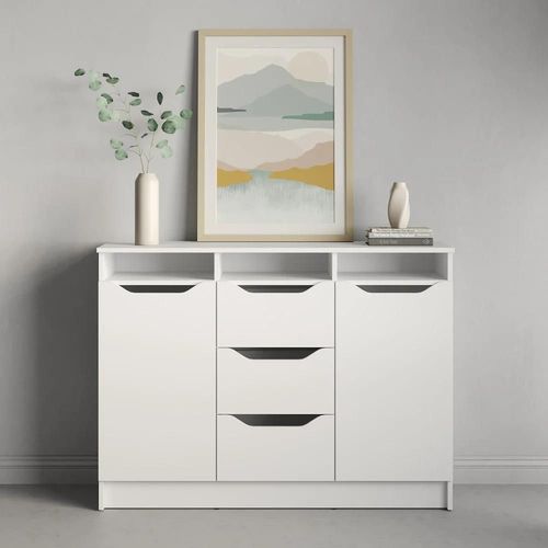 купить Комод MebelStar 1200 LILU 121x40x89 White (MBS-1299) в Кишинёве 
