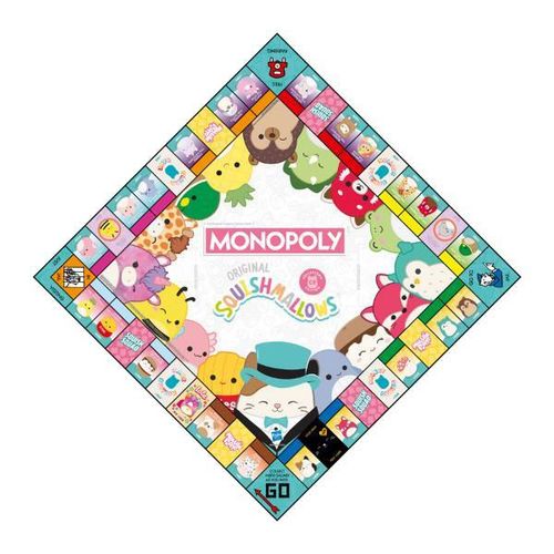 cumpără Joc educativ de masă Winning Moves WM04179-EN1-6 Monopoly, Squishmallows (en) în Chișinău 